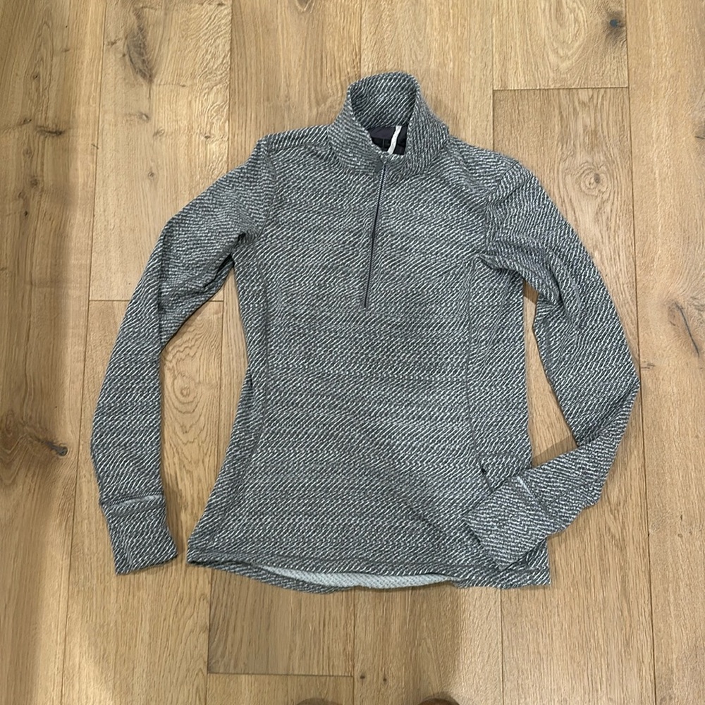 Lululemon Grey Half Zip Pullover